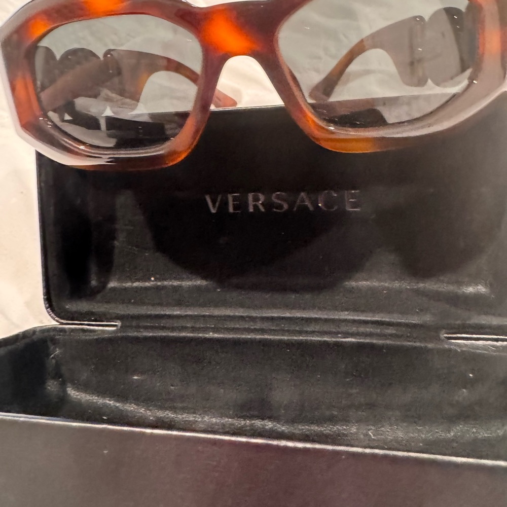 Versace Tortoise Shell Sunglasses - image 6